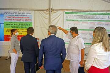 El vicepresidente del Gobierno de Canarias visita el municipio de Valsequillo/Acfi Press.